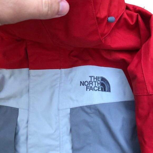 VINTAGE The North Face Dominant Triclimate Jacket XL Red/Gray - Picture 3 of 16